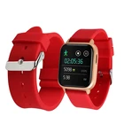 Black White Pink Light Grey And Son On Smartwatch Band Silicone Sports Style For Fitness