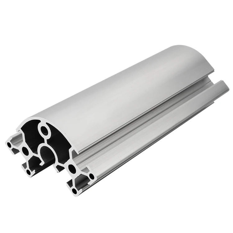 Industrial Extruded Aluminum Profile 6630R Semi-circular 6060 Curved Aluminum Alloy Profile supplier