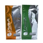 5 Pouch Direct Factory 5 Lbs WIPF Valve Fresh Coffee Flat Bottom Bag AL Foil Packaging Stand Up Pouch