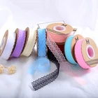 Trim Wholesale Customized Good Quality Tulle Flower Lace Trim Ribbon