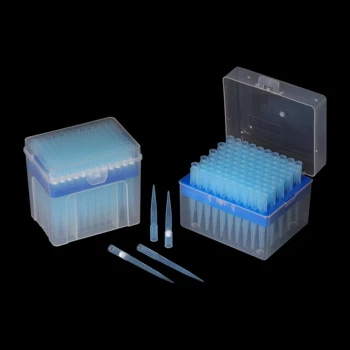 1250ul laboratory 100ul micropipettes 200ul long filter tips with low retention rack  Racked Lab 10ul sterilized pipette tips
