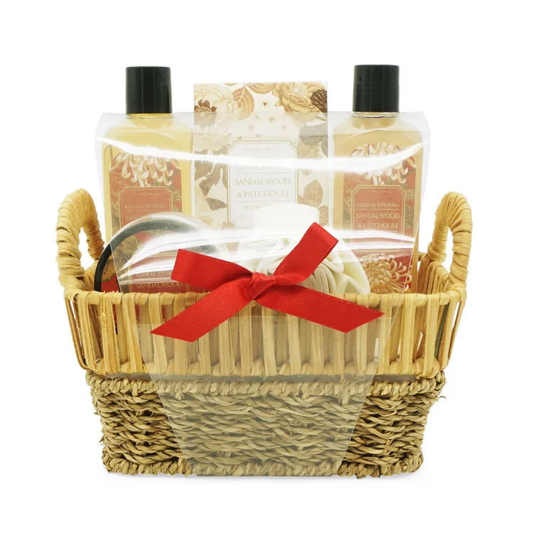 odm oem handmade willow basket eco-friendly basket gift set bath