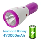 Led Flashlight Led High Power Rechargeable LED Flashlight Torch 4V 300mah Flashlight
