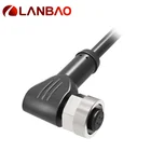 Connector Cable Connector Lanbao QE Series Connection Cable M8 Connector Konektor Koneksi Semi Lanbao QE Semi M8 3P 4p