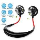 Air Fan For Trending 2020 Air Cooler Fan Electric Wearable Fan For Travel Outdoor Neck Hanging Fan