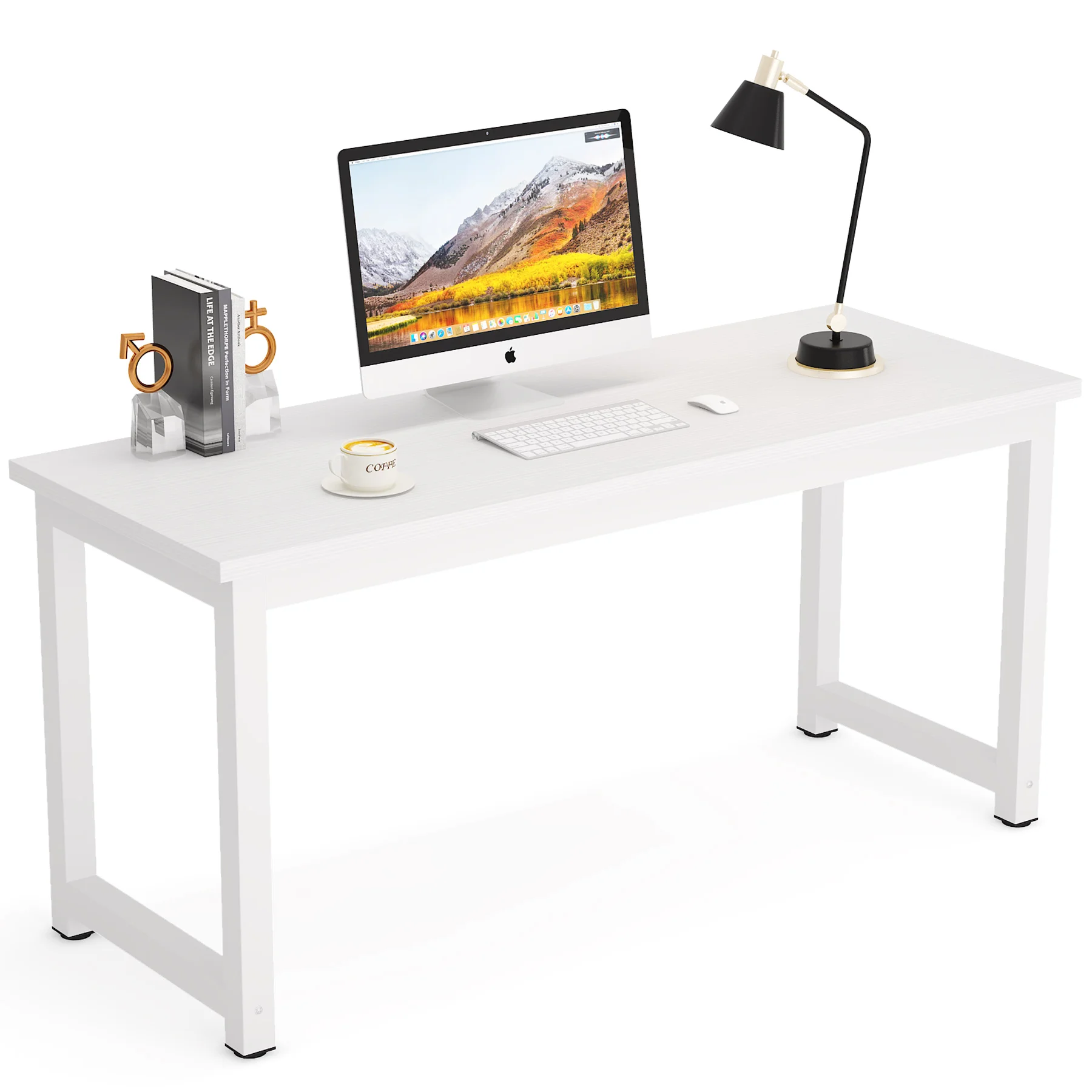 Hot Selling White Simple Writing Desks Office Computer And Study Tables For Sale