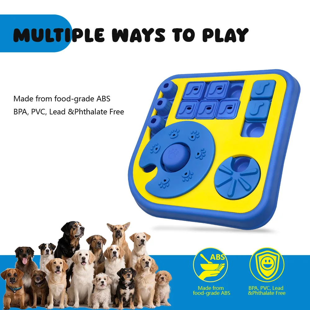 New Pet Puzzle Toy Interactive Treat Hiding Snuffle Toy Improves IQ and Relieves Boredom for Dogs and Cats Pet Products supplier