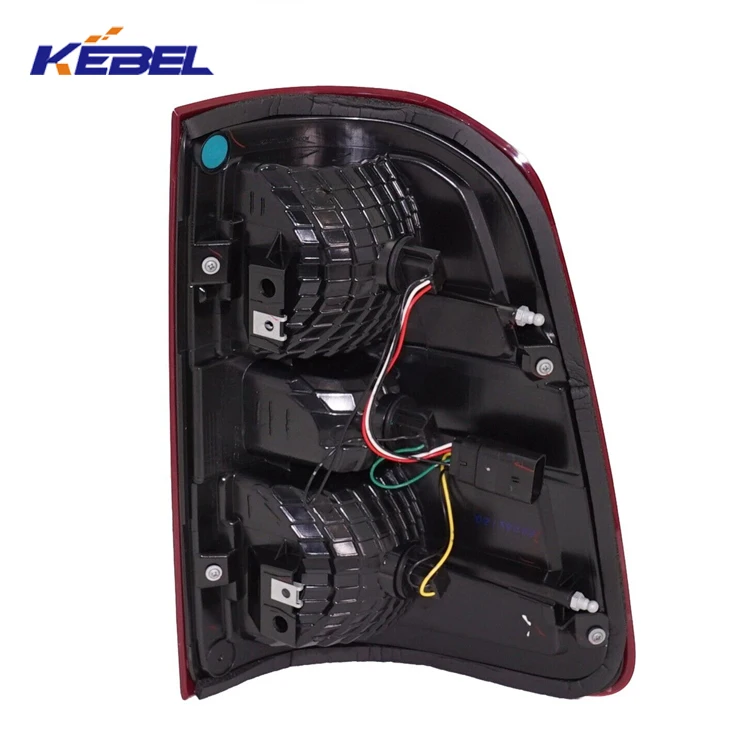 black bezel tail lamp assembly oem 68261576ae car tail light halogen for dodge ram 1500 2019-7