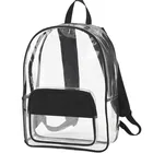 School Transparent PVC School Bag Wholesale Embroidered Transparent Plastic School Bag