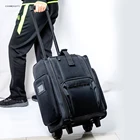 Travel Travel Accessories Trolley Case Folding Trolley Case Large Storage Travel Folding Makeup Rolling Bag
