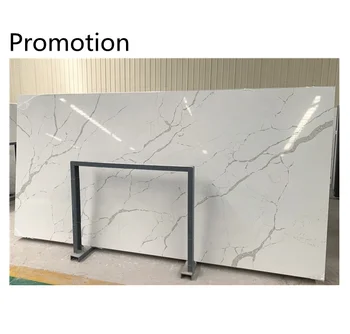 Promotion for White Quartz Stone for Kitchen Cabinets stone panel Super white quartz