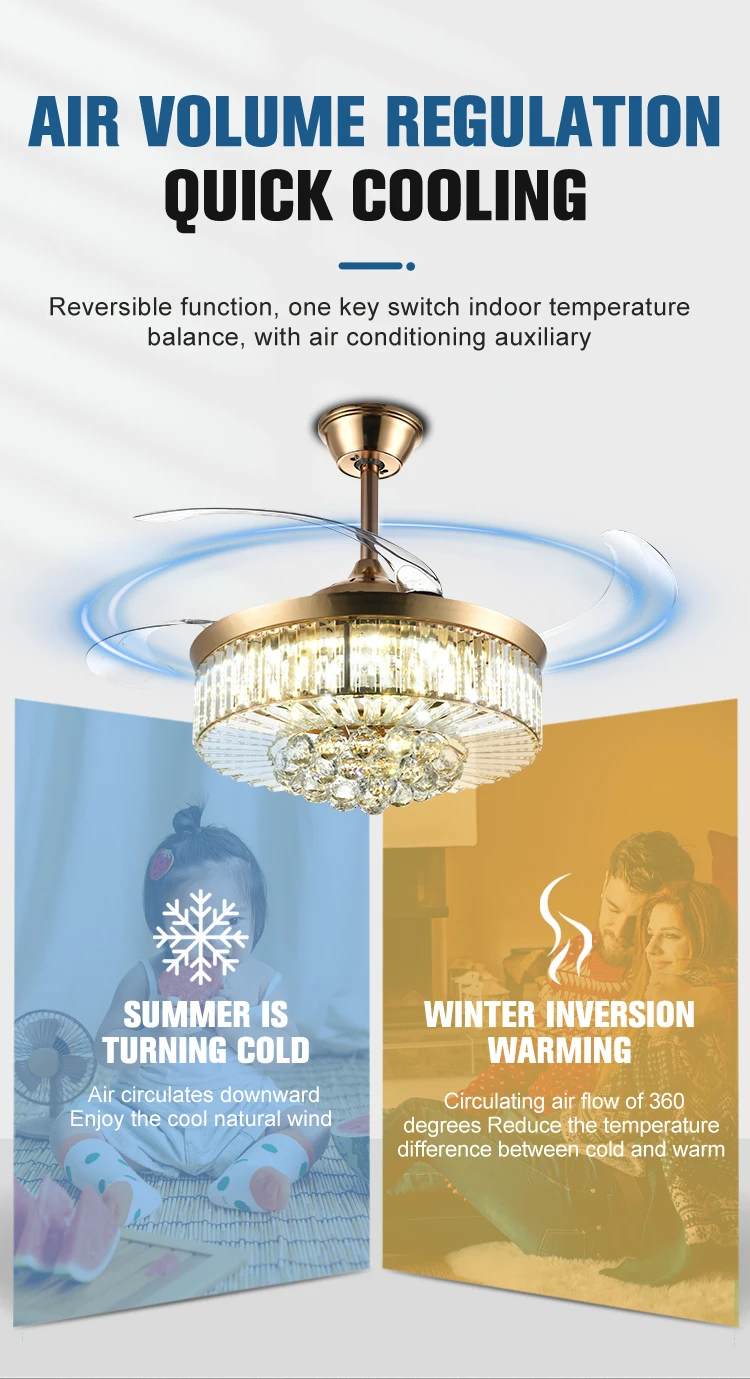 Ceiling Fan, LED, AC110_240V, 55W - detail 12
