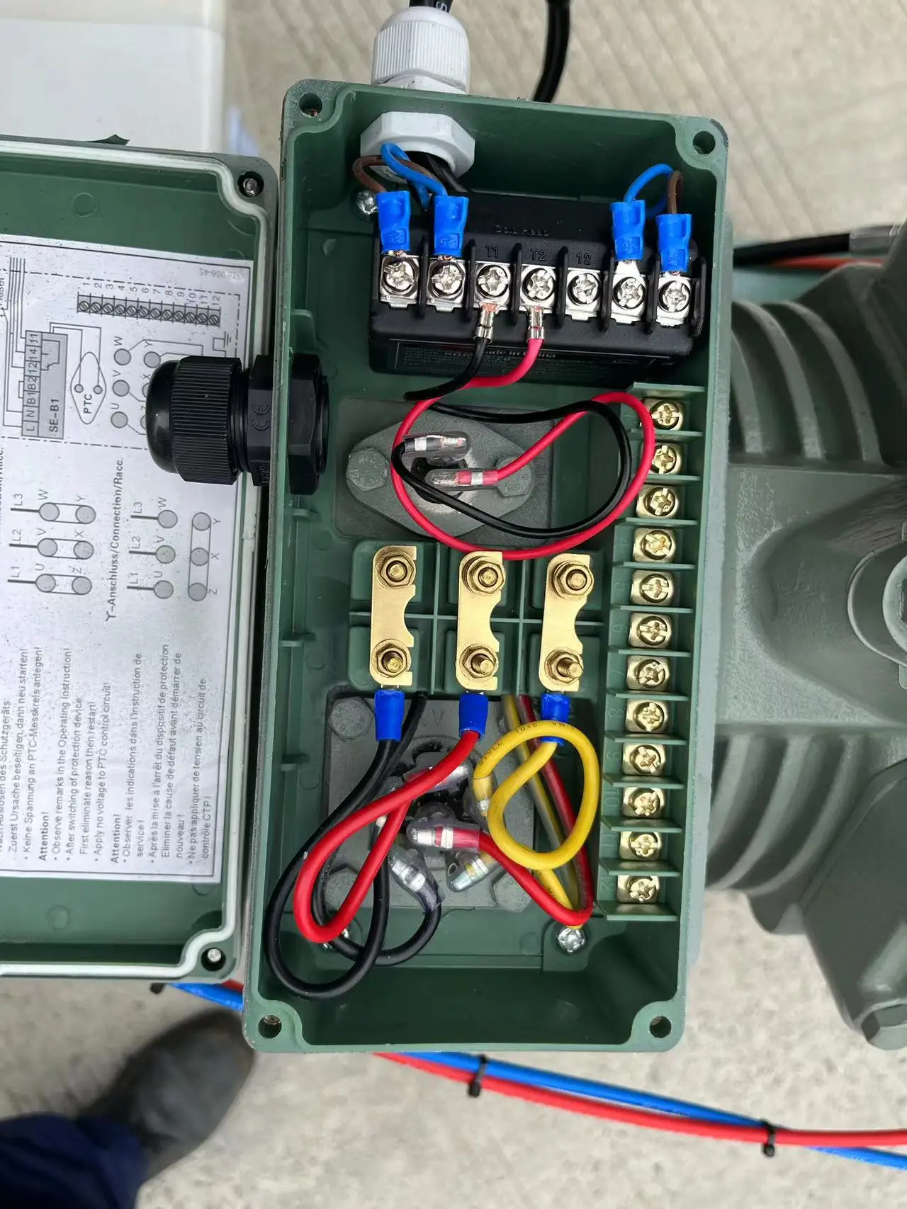 5HP Water Cooled Condensing Unit with Shell and Tube Seawater Condenser for Cold Room 220V 3PH 60HZ