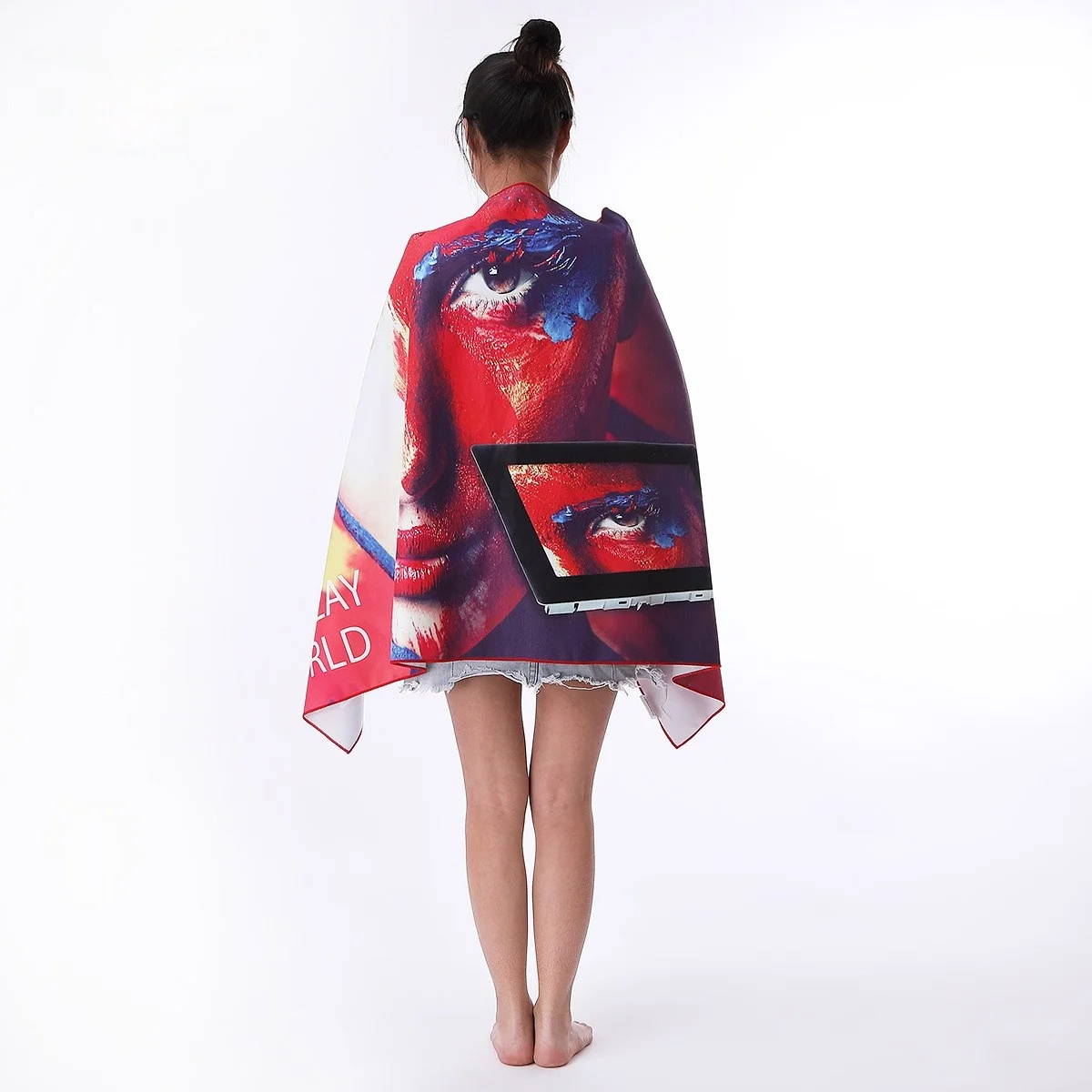Customizable Microfiber Quick Dry Suede Beach Towel Sand-Free Printed Pattern Antimicrobial for Children manufacture