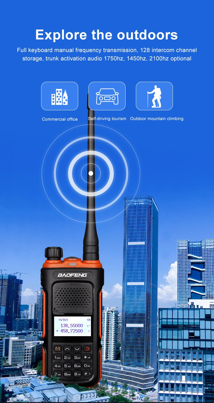 Baofeng Uv Two Way Portable Handheld Walkie Talkie Buy Walkie