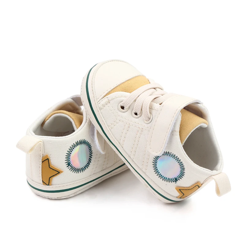 High Quality Soft Sole Canvas Baby Sneakers for Boys and Girls Spring Autumn 2025 details