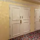 Hotel Door Hotel Hotel Cinema Lounge 90 Minute Inlay Strips Fashion Design Evacuation Exit Fire Rated Double Steel Door