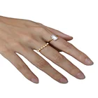 Diamond Ring Rock Sugar Carved Glitter Sequins S925 Silver Transparent Diamond Ring