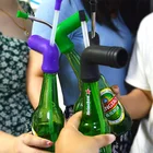 Factory Direct Sale Custom Logo Food Grade Plastic Snorkel For Beer Drinking On Parties