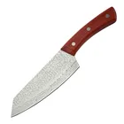 Knife Home Kitchen Restaurant 6 Inch Pro Bevel Stainless Steel Blade Cooking Chef's Knife With Wood Handle