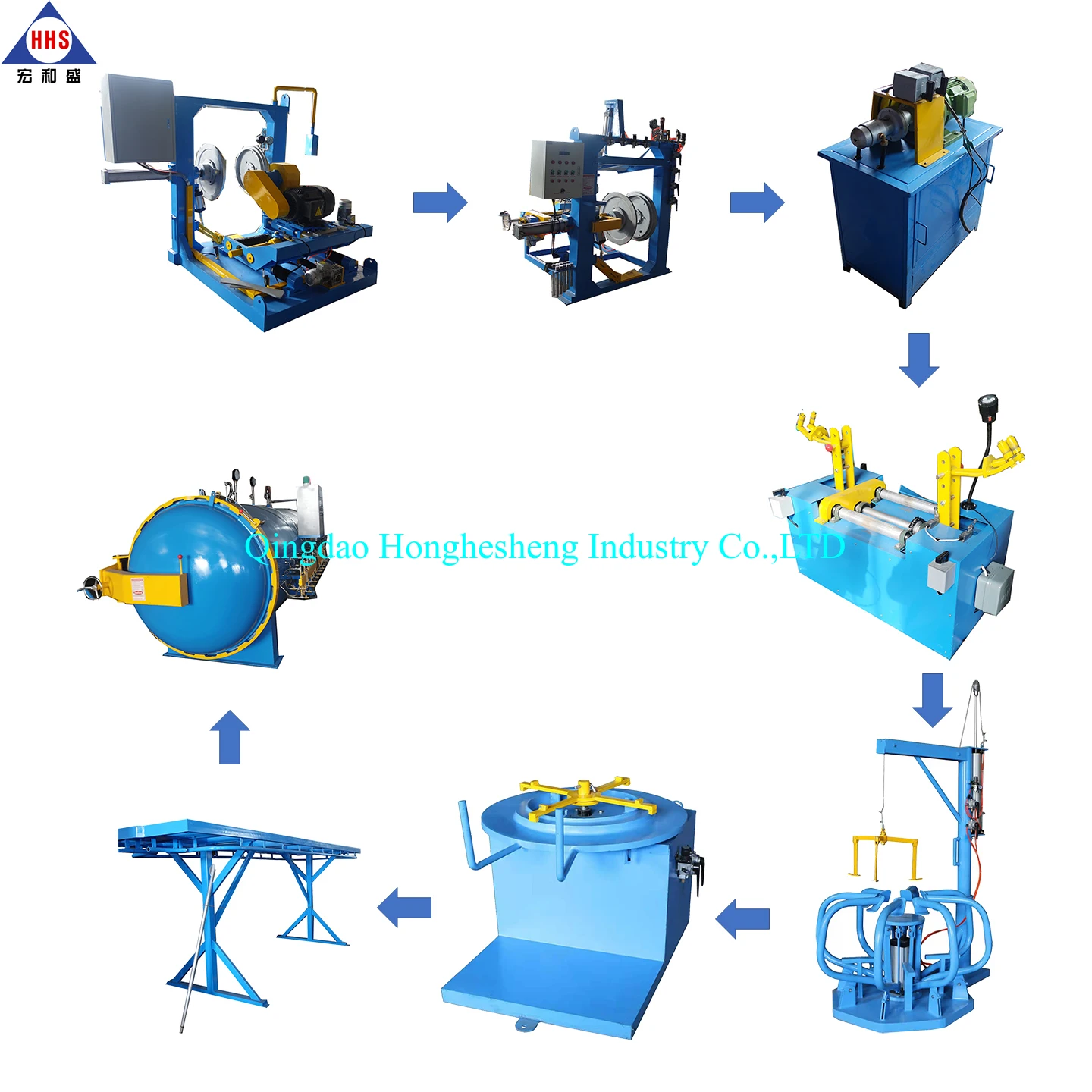 Rims disassembly and assembly machine/machine for retread tire line/steel rims loading and unloading machine