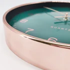 Clocks 12 Inch European Style Clocks With Rose Gold Frame
