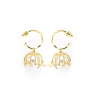 Jewellery Gold Pendant And Zircon Pearl Earrings Jewellery 2021 Women Accessories Earring