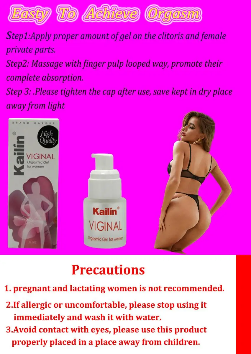 Gel d'orgasme vaginal féminin améliore la libido féminine point G améliore le sexe de l'excitation vaginale