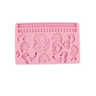 Fondant Fondant Molde Easy To Clean Floral Silicone Fondant Cake Decorating Molds Sugarcraft