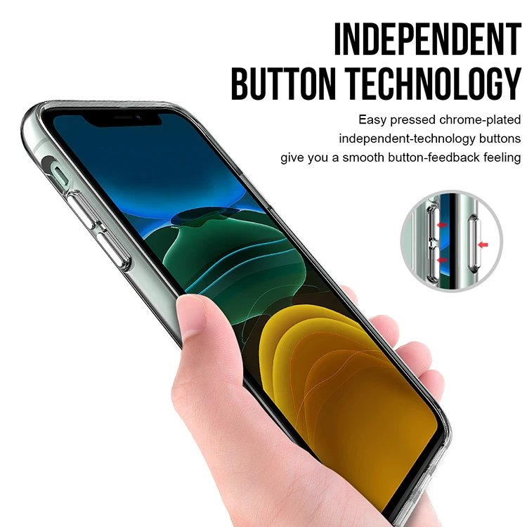 360 Full Body Coverage Shockproof Transparent Clear Cover for Apple iPhone 11 Pro 3 H202f09462a7445d9883a2f6cc63fbdb4w
