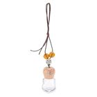 8ml Perfume Bottles 8ml Wood Hanging Auto Aroma Diffuser 10ml Car Air Freshener Glass Perfume Bottles