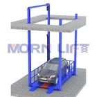 Post Car Car Lift 4 Post MORN Heavy Duty 4 Post Vertical Car Parking Lift 4 Post Car Lift For Home Garage