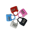 Combination Number Small Zinc Alloy Password Locks 3 Codes Combination Number Suitcase Luggage Padlock