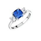 Jewelry Tanzanite 2021 Jewelry Tanzanite Round Main Stone Silver 925 Wedding Band Ring For Girls
