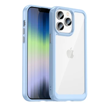 cute transparent acrylic space case para for iphone 6 7 8 plus x xr xs max cover case for iphone cases with apple logo