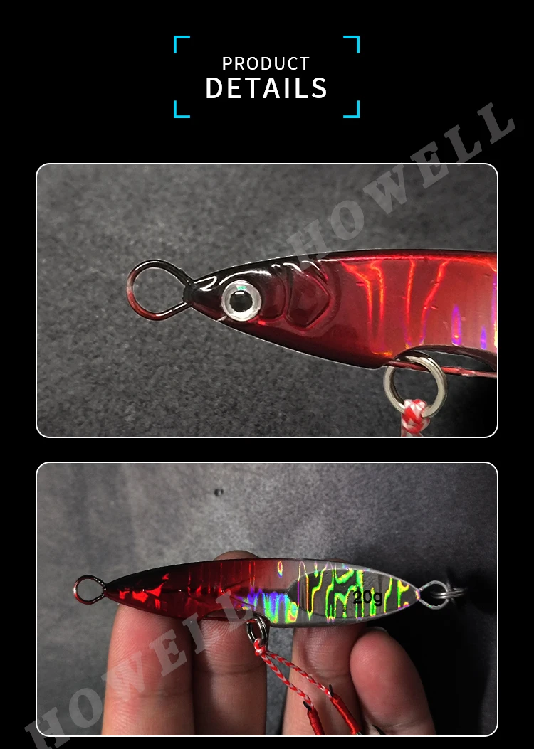 New Slow Pitch Jigs G G Shore Fishing Metal Jigging Lure With