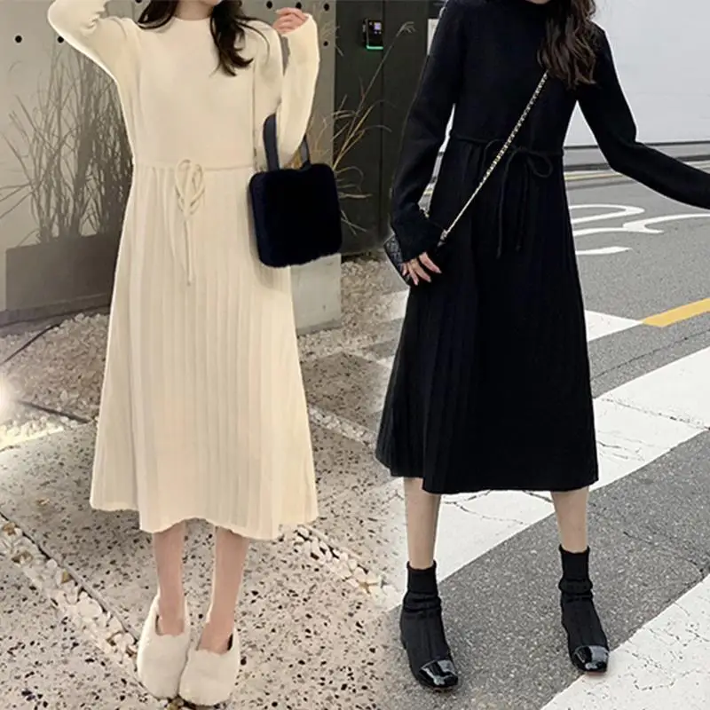 2022 New Style Knitted Dress Female 