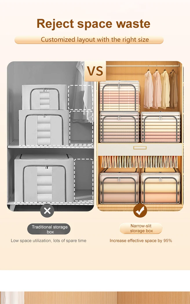 Foldable PVC Clothing Organizer with 20-35L Capacity Over 10kg Load Durable & Waterproof for Modern Home Storage Box manufacture