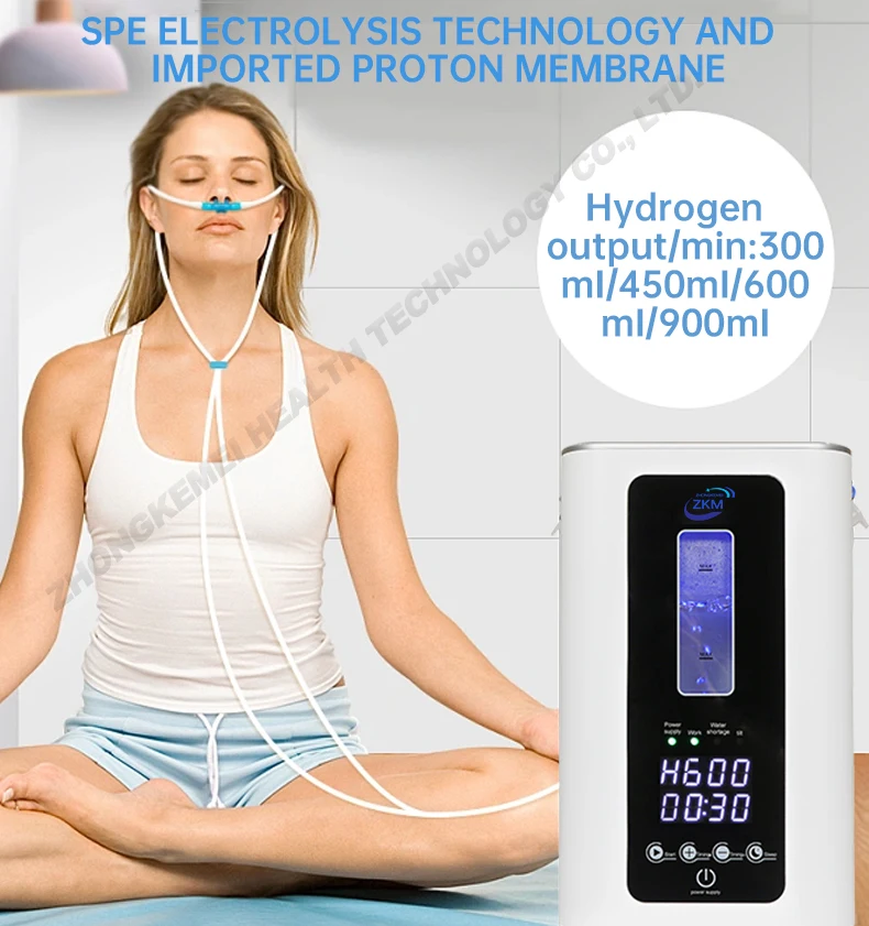 Oxyhydrogen Inhalation Machine Ml Min Breathing Hydrogen Oxygen