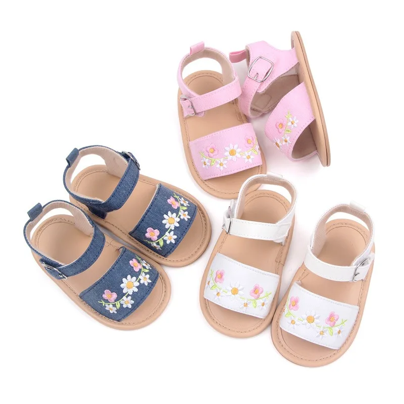 2024 New Design wholesale Soft & Adjustable PU Leather First Walker Sandals Babies Shoes and Sandals