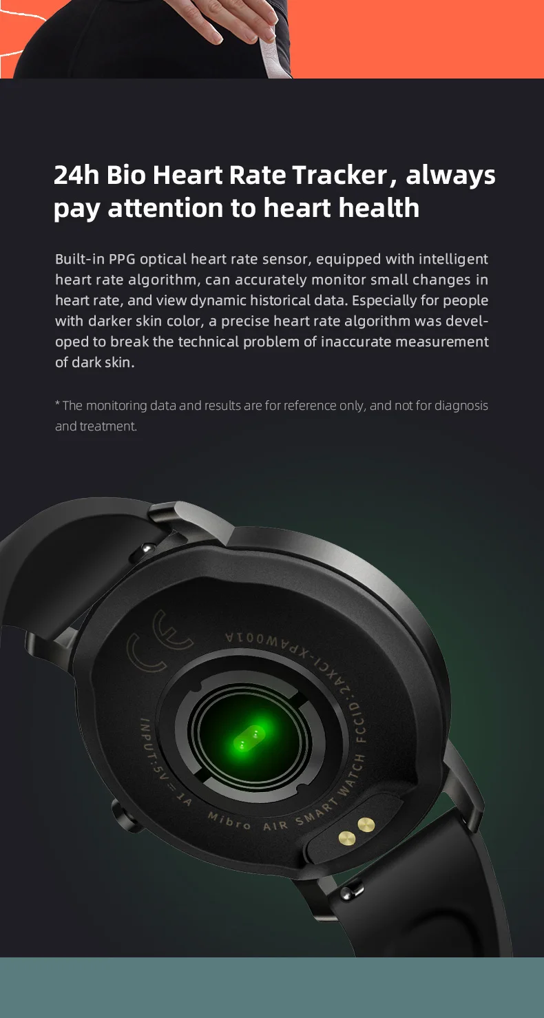 Xiaomi-reloj Inteligente Xiaomi Mibro Air,Smartwatch Con Control Del Ritmo  Cardíaco Biológico 24h,12 Modos Deportivos,Dial Giratorio  Personalizado,Resistente Al Agua Ip68,Bt5.0 - Buy Mibro Aire Inteligente  Deporte Reloj Inteligente Reloj Bandas Mibro 