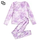 Baby Clothes Kids Pj Set Baby Boys Girls Sleepwear Clothes Tie Dye Long Sleeve Pajamas Set