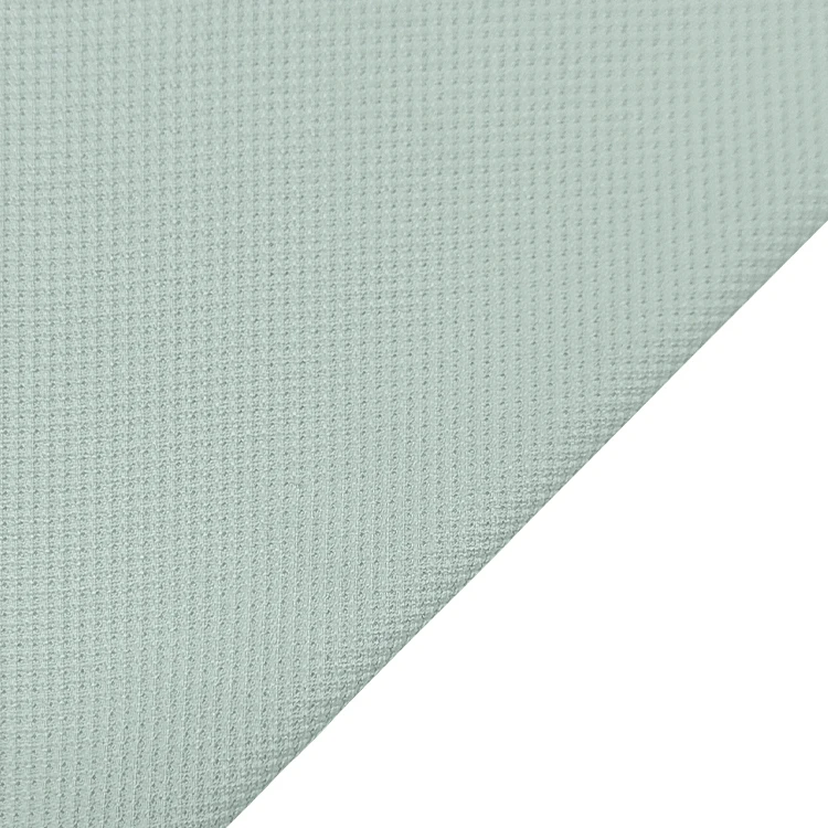 Breathable Solid Activewear Fabrics 82 Nylon 18 Spandex Material Knitted Waffle Fabric for Sale details
