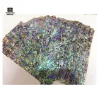 Pearl Shell New Zealand Paua Mother Of Pearl Shell Sheet Veneer Grade AA Paper Seashell