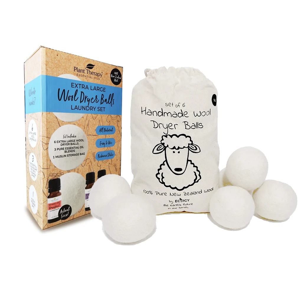 Wool Dryer Balls Organic Xl 6-pack By Ecoigy,Reusable Natural Fabric  Softener For Laundry - Buy Wool Dryer Balls,Dryer Balls For Laundry,Organic  Wool Dryer Balls Product on Alibaba.com