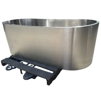 Factory Sale Customize 304 stainless steel Double layer Cold Plunge Tub  for Ice Bath