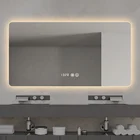 Mirror Customizable Mirror Wall Mounted Smart Mirror With Led Light For Bathroom Vanity Mirror