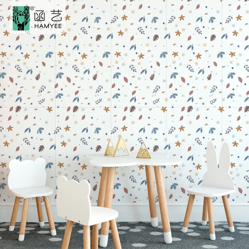 product 3060cm cartoon design contact paper waterproof animal print wallpaper wall tile sticker for home decor-59