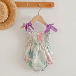 Summer Sleeveless Infant Romper Princess Dress Kids Sister Baby Girls Clothes