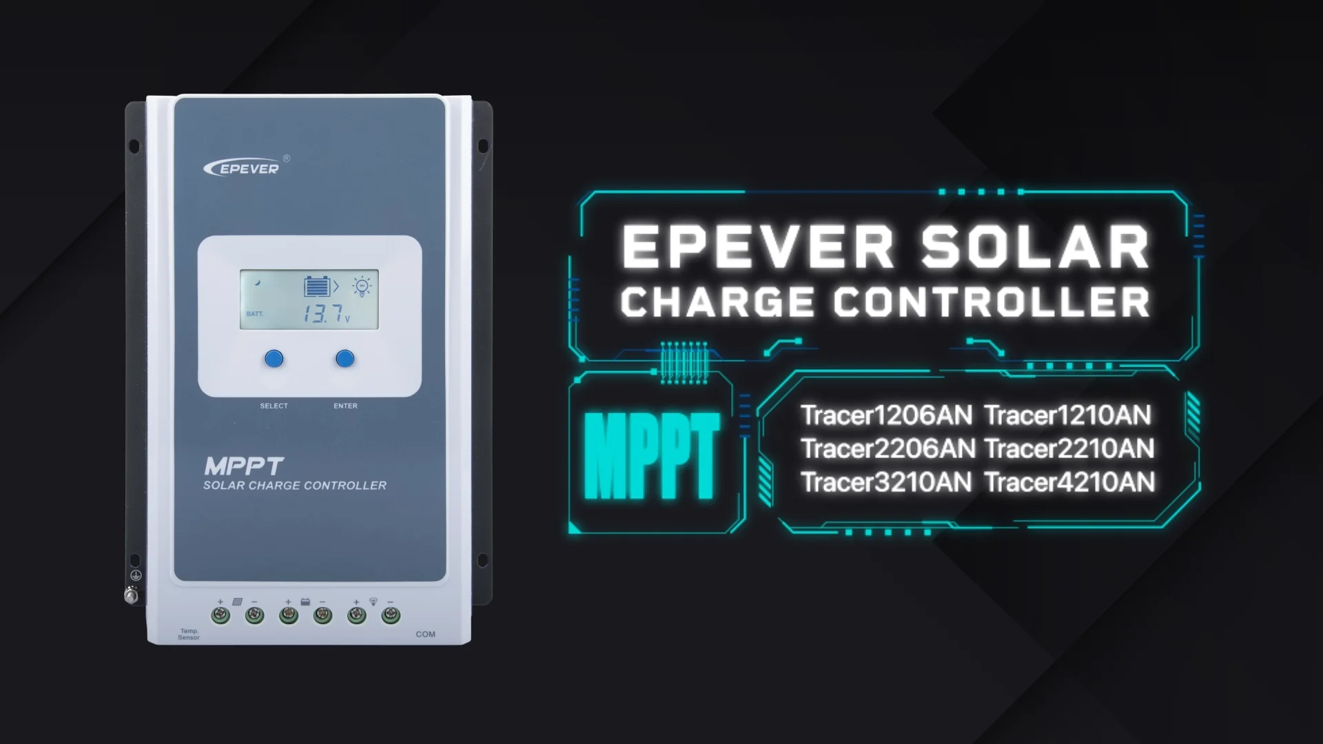 Epever Tracer An Mppt Solar Charge Controller A A Voltage V V